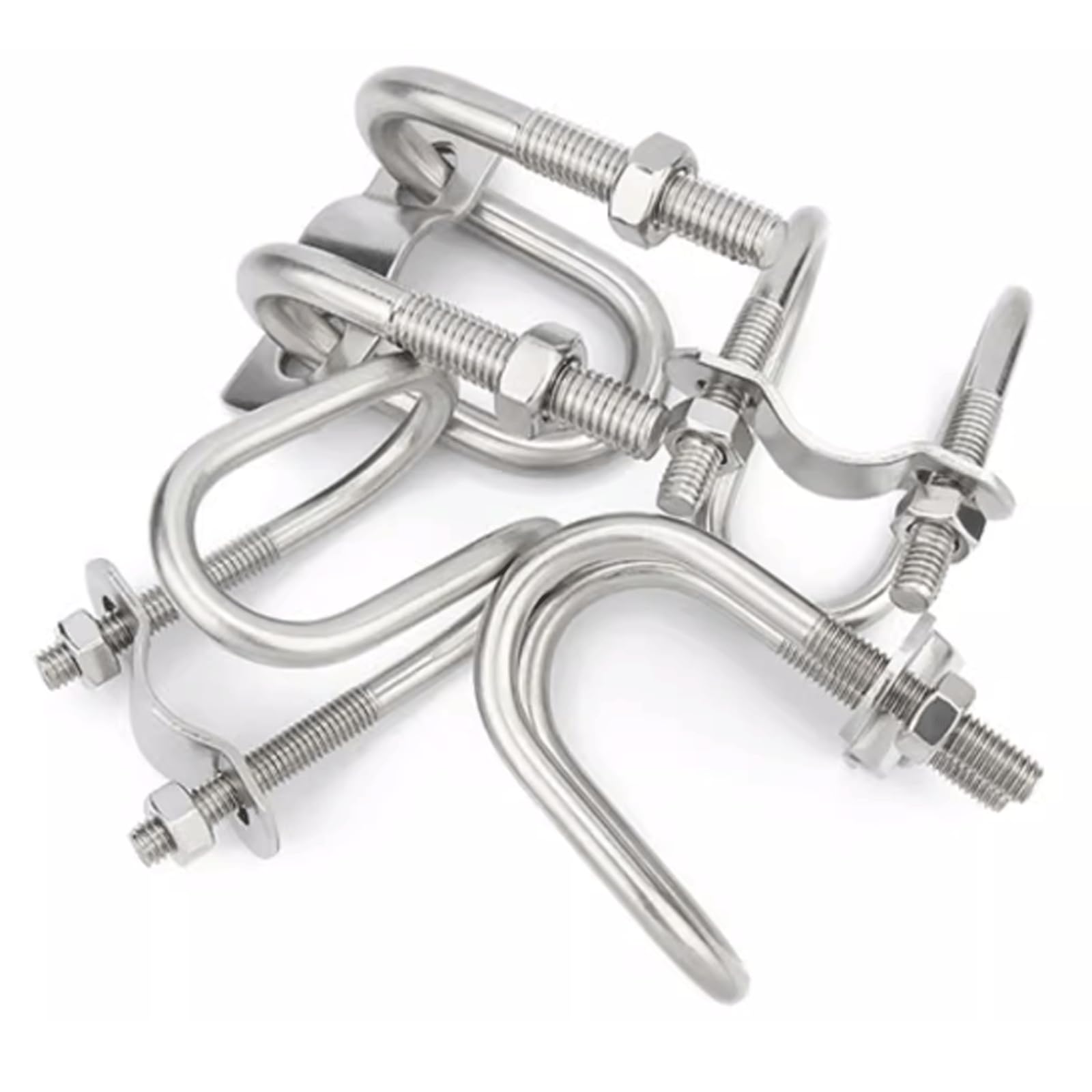 304 Stainless Steel U Bolt Set M5/M6/M8/M10/M12 Ma... – Vicedeal - Foto 4