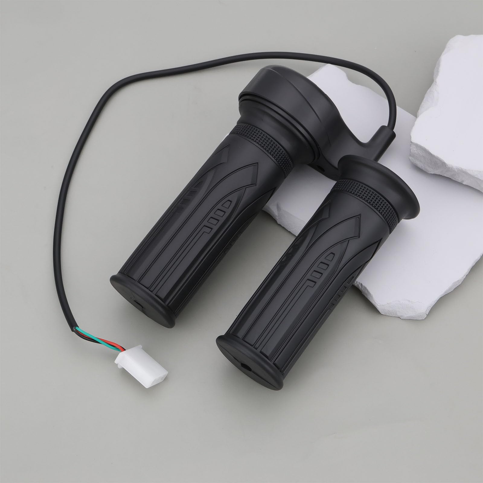E-Bike Twist Poignée d'accélérateur 3 broches 22 mm pour vélo électrique Scooter Ebike 12-80 V