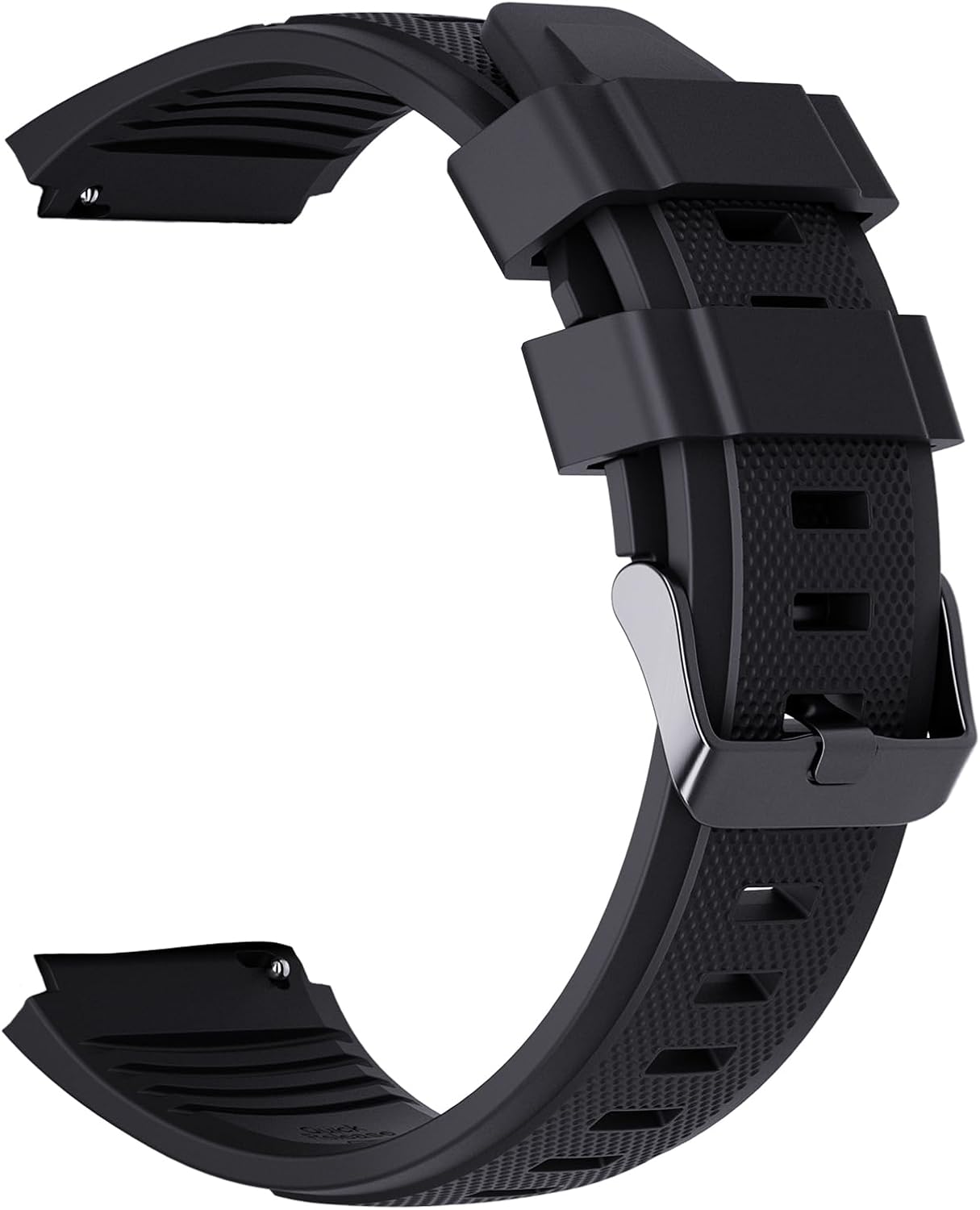 EIGIIS Watch Band for Smart Watch KE3 KE5 KE6 K22 K55 K57 Universal Band Width 22mm Soft Silicone Sport Wristbands Replacement Strap Classic Clasp Leather Band Business Stainless Steel Band