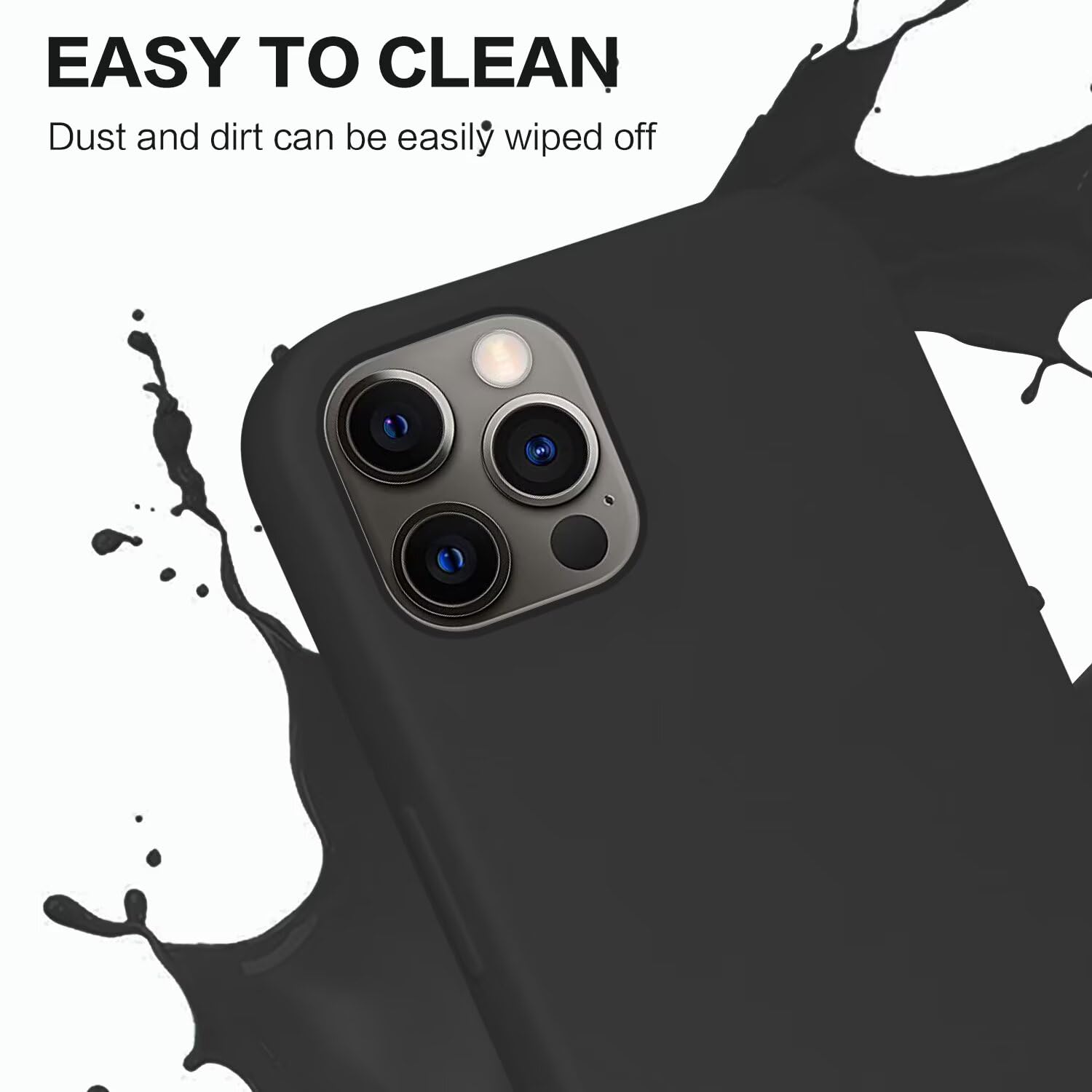 MBSLFY Cadena De Silicona Para Teléfono Móvil Para IPhone 11 Pro MAX Con Correa, Collar Ajustable, Funda Para Teléfono Móvil Con Correa, Funda Para Colgar En El Cuello, Funda Con Cuerda, Negro