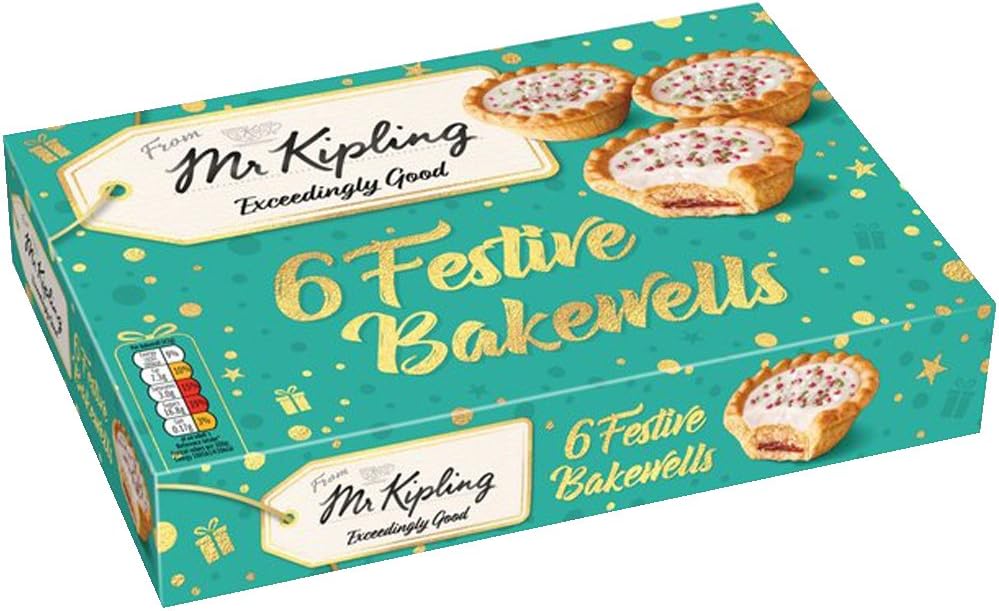 Mr. Kipling 6 Festive Bakewells 235g