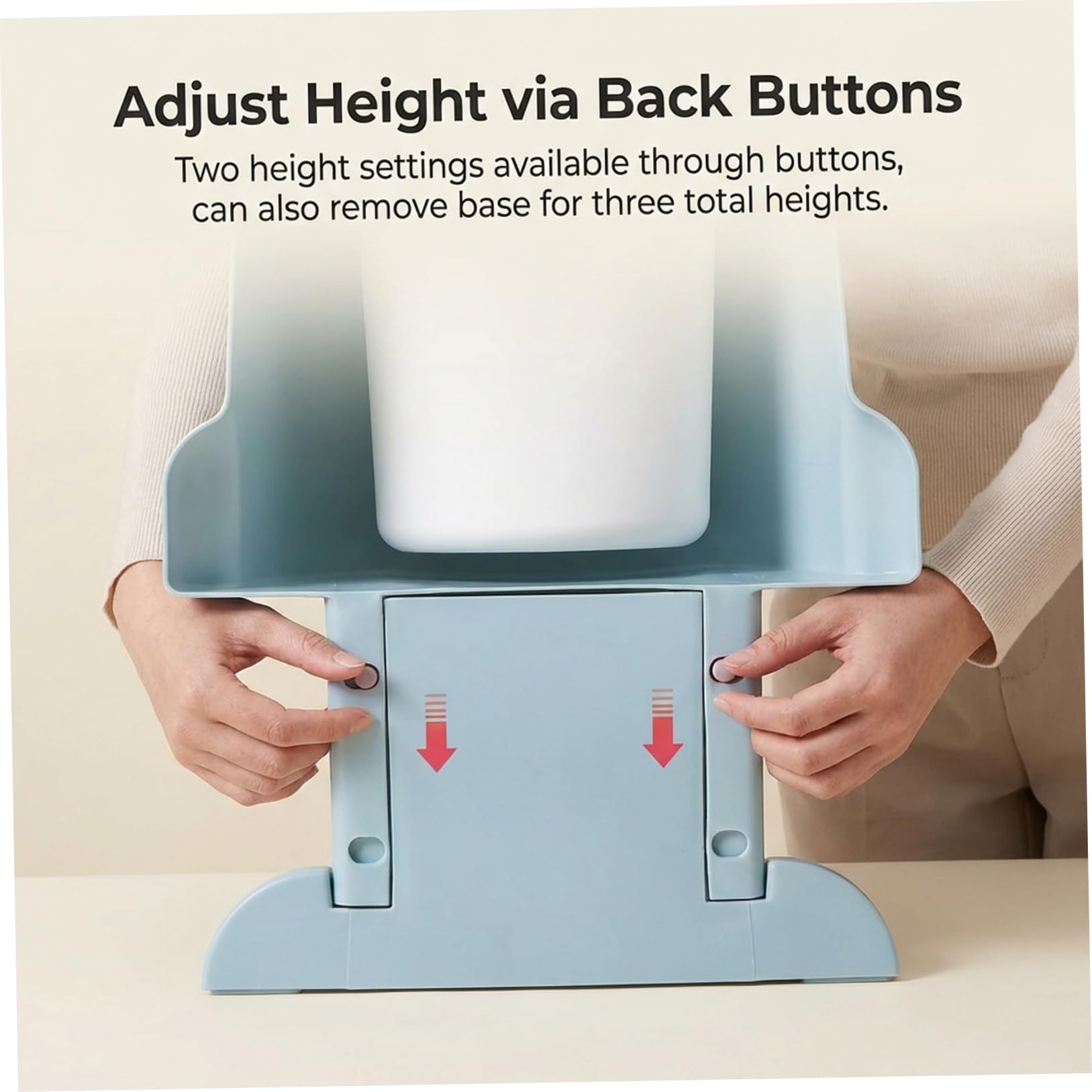 Orinal para niños pequeños, orinal ajustable a prueba de rociadores con forma divertida de dibujos animados para colgar/de pie, de entrenamiento fácil de limpiar para niños de 1 a 6 años, azul