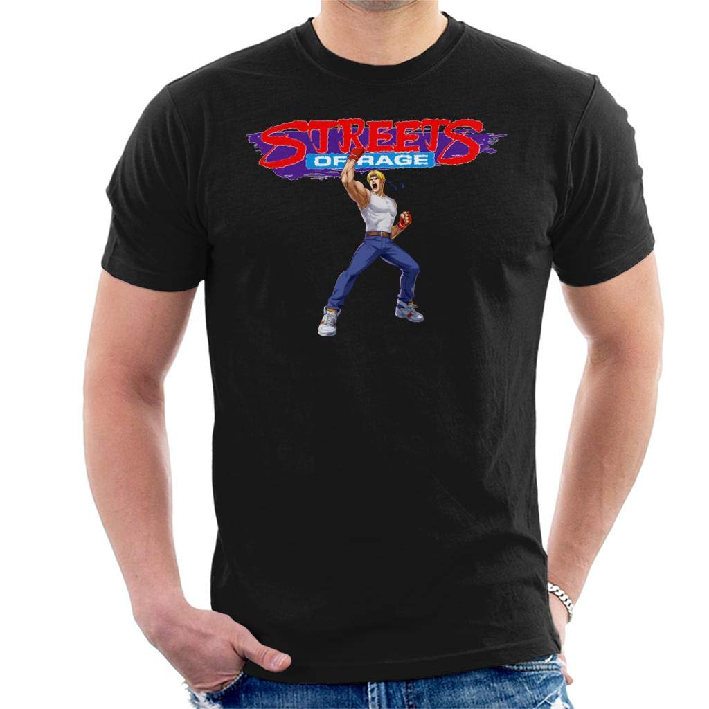 Cloud City 7 Men's Black Streets Of Rage Axel Stone T-Shirt