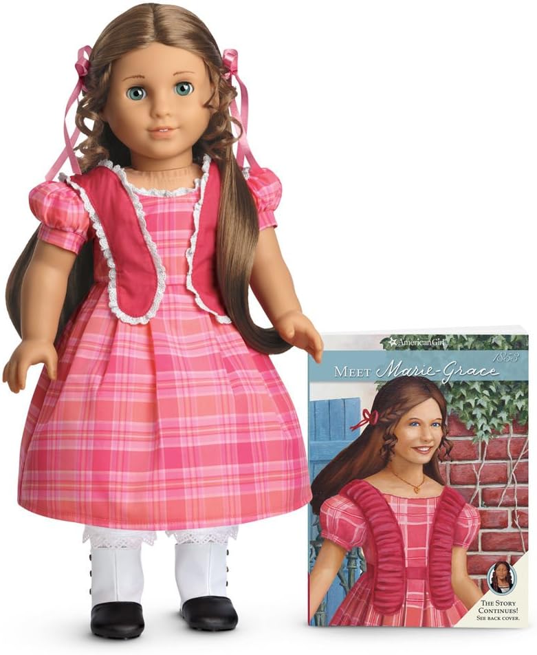 American Girl Marie - Grace 18 Inch Doll and Paperback Book Set
