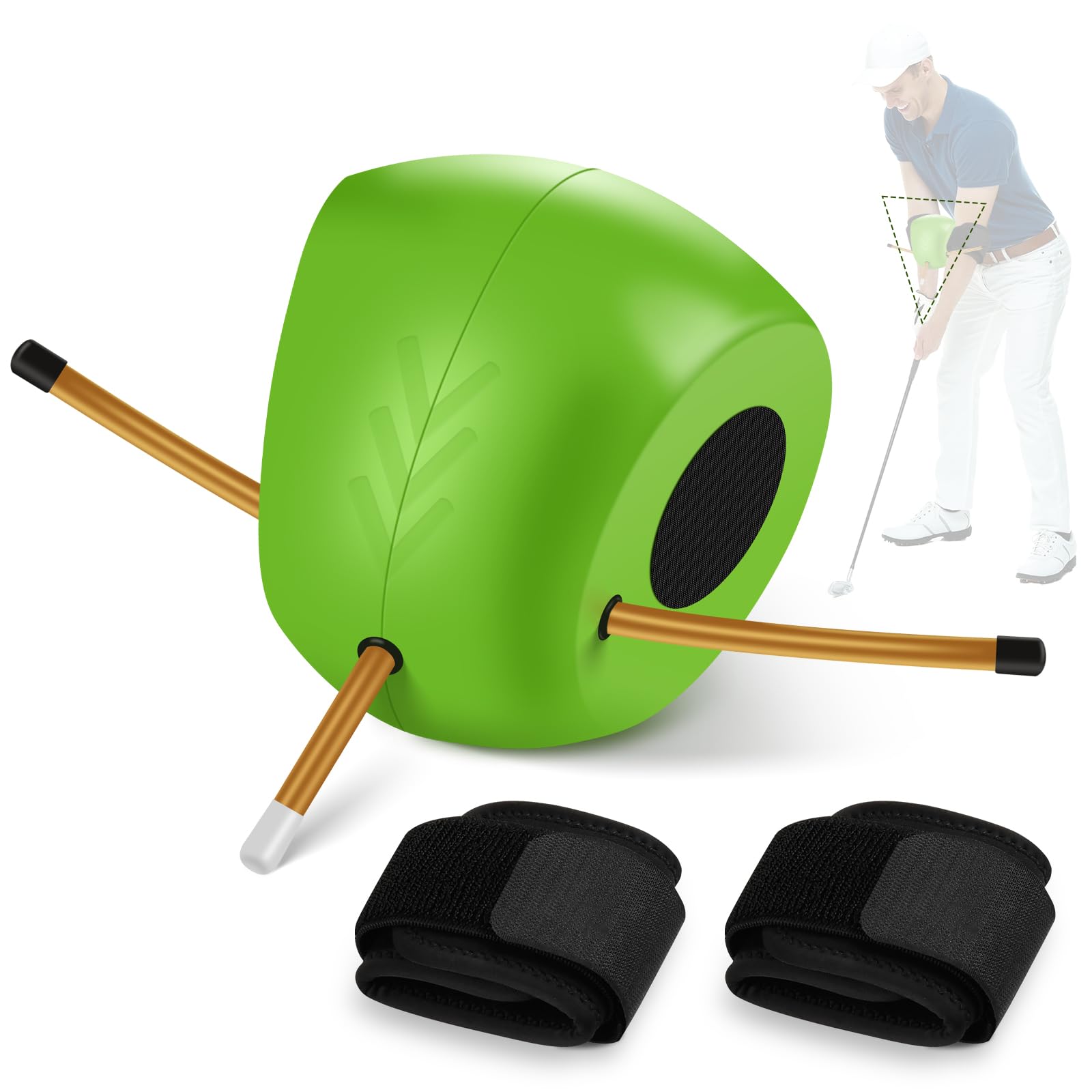 Photo 1 of ***MISSING PARTS*** NIXOOT The Connector Golf Training Aid with Dual Velcro Straps – Golf Swing Trainer for Posture Correction, Arm Structure & Swing Mechanics, Portable Golf Practice Equipment
