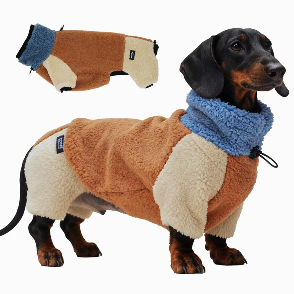 Combinaison en polaire sherpa pour chien XL de 9 à 11kg chaud pour l'hiver