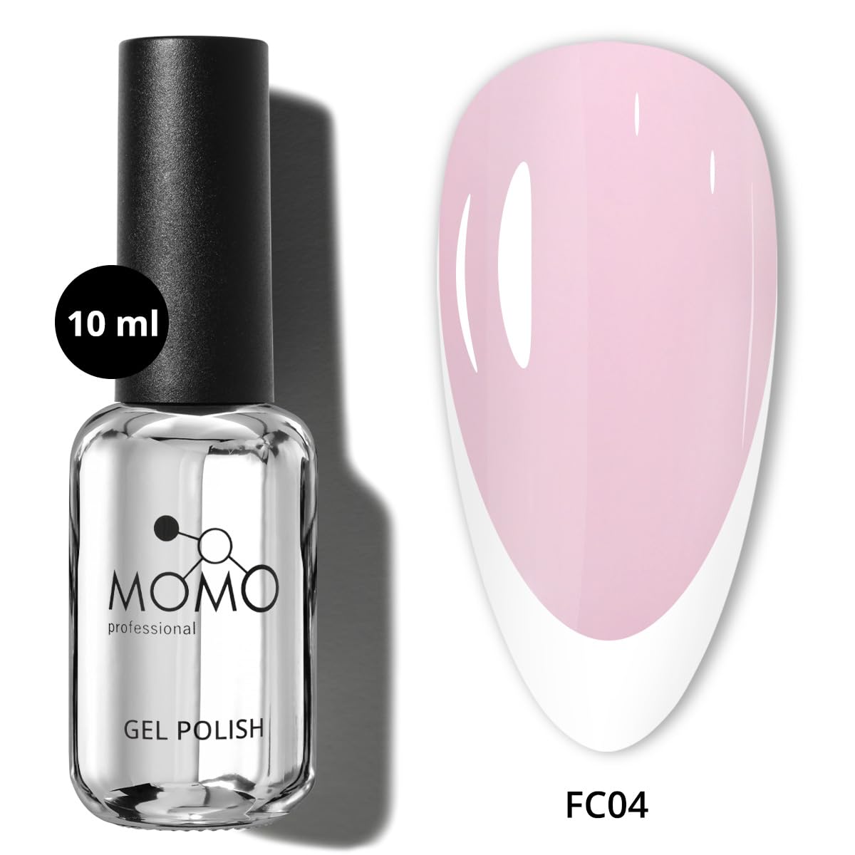 Momo Professional French Cover Rubber Base Coat FC04, Açık Lila 10 ml