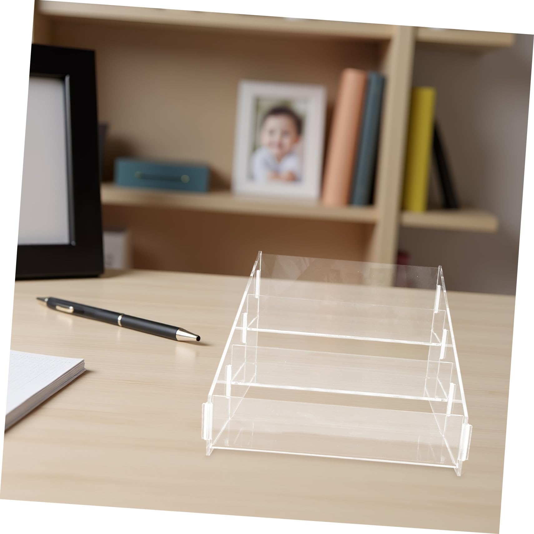 Expositor de Acrílico Transparente de Soporte de Exhibición Elevador de Acrílico para Cajas Ciegas Figuras y Cosméticos para Uso el Hogar y Tienda