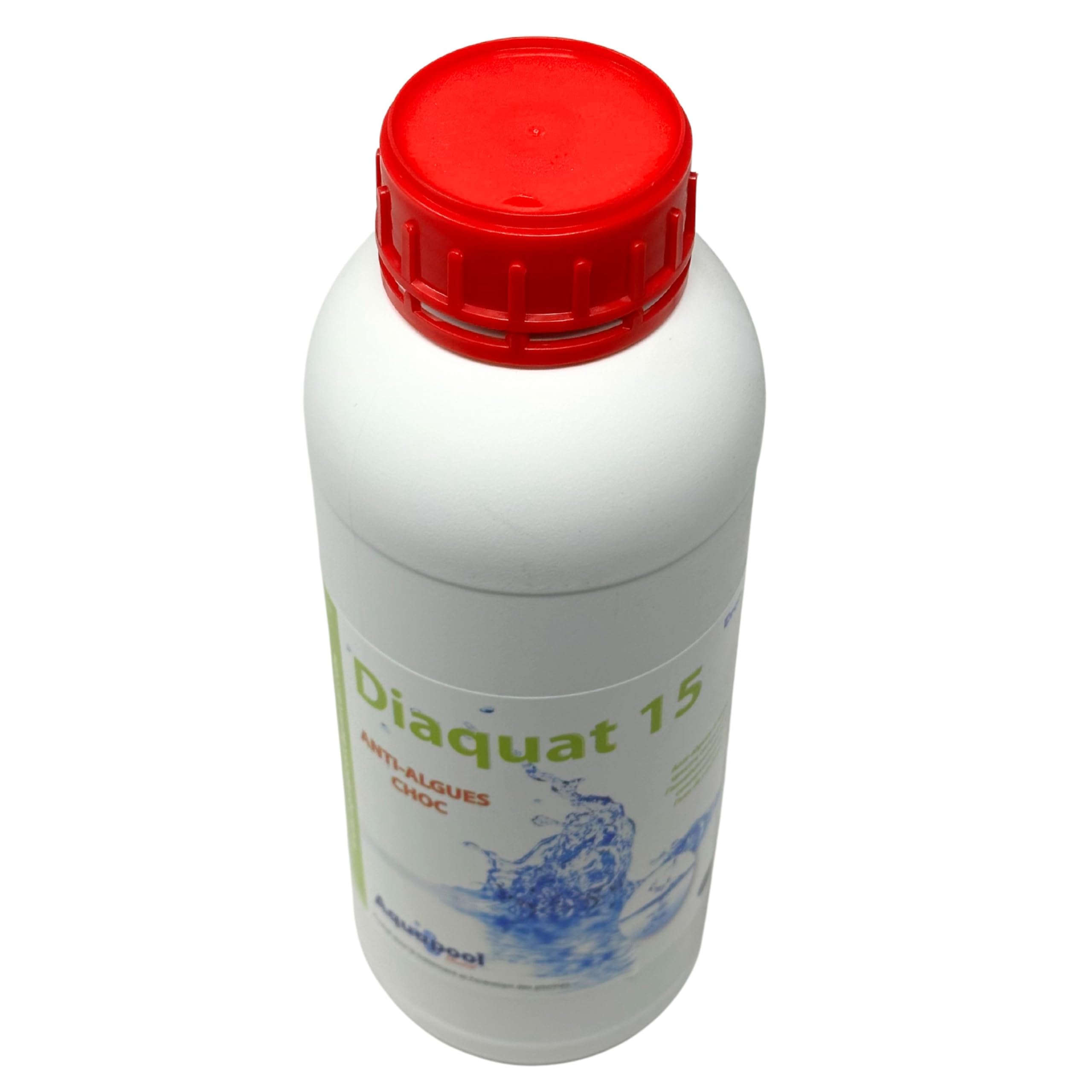 Algicide Anti Algues Piscine, rattrapage Choc Eau Verte │Anti Eau Verte/Trouble, Traitement Anti-algues 1L et 5L │Produit Stop algues et récupération des eaux Troubles (1L)