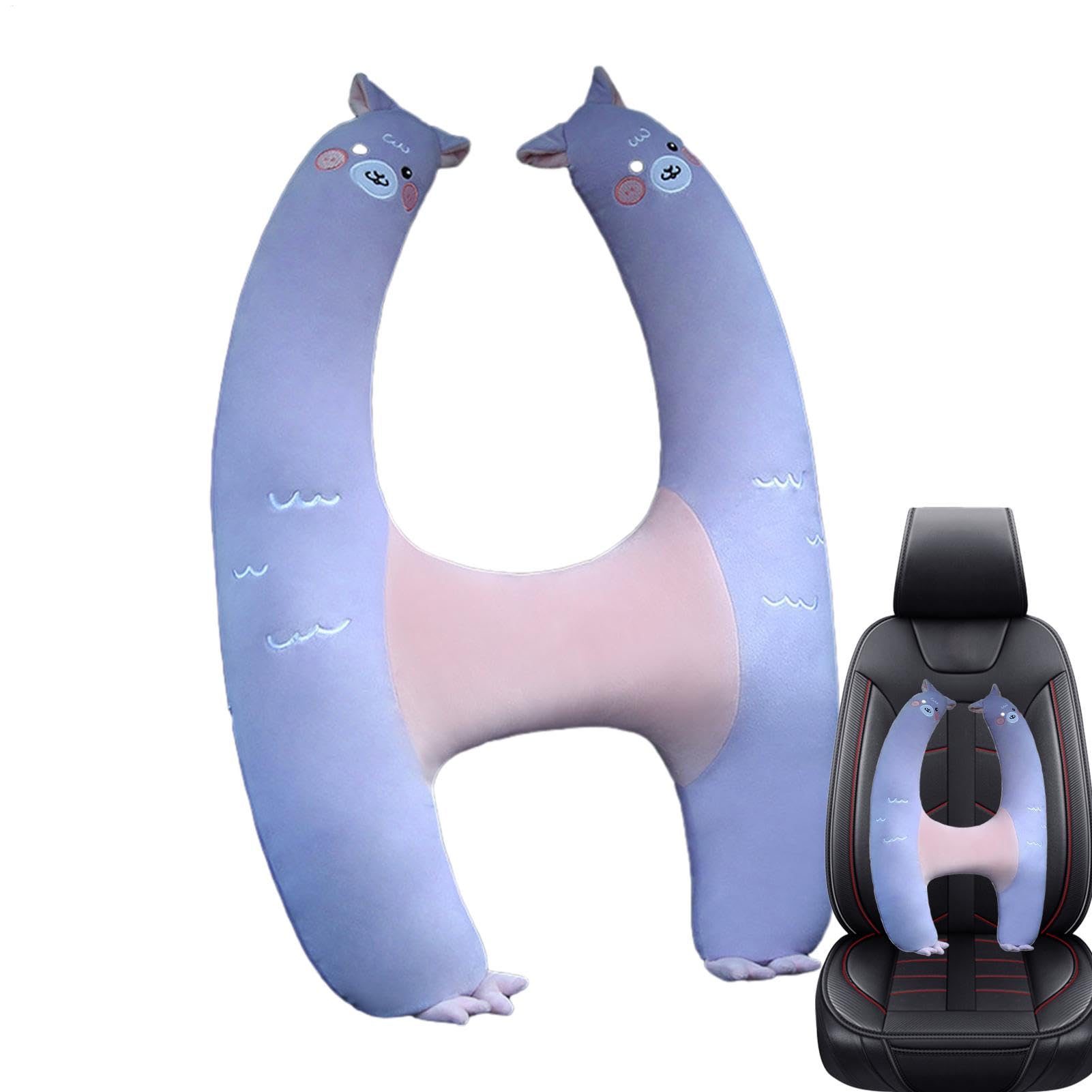 Oreillers de cou pour les voyages en forme de H et coussin de tête respirant