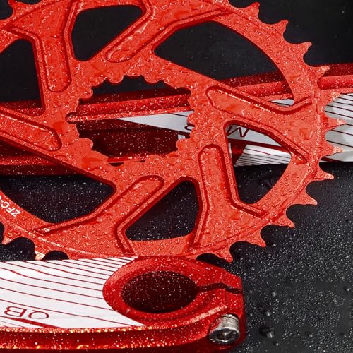 Pédalier 34 dents avec axe traversant 24mm et boîtier 68/73mm