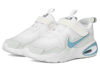 Nike Kids Air Max Nova (Little Kid) Kids Shoes White/Denim Turquoise/Light Silver/Mint Foam : 3 Little Kid M, Synthetic/Textile