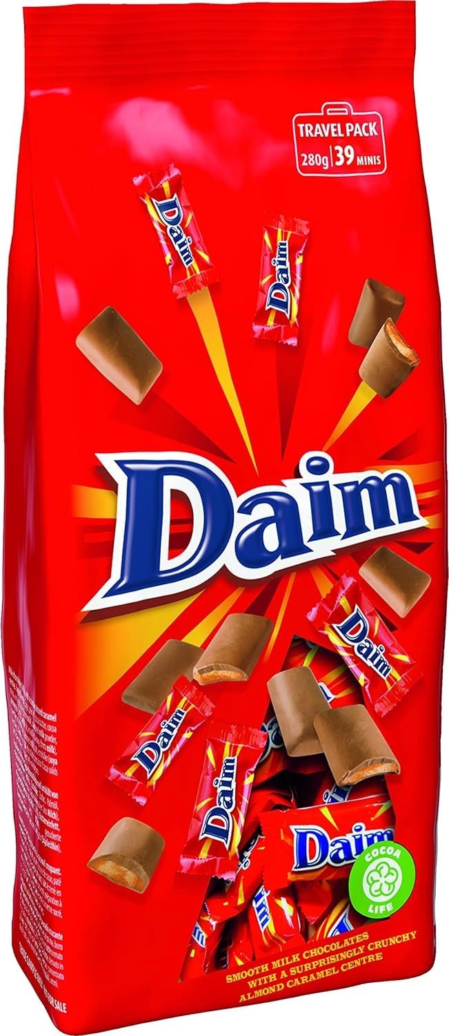 See full amazon price history chart for Daim Mondelez Rich Creamy Milk Chocolate With Lusciously Crunchy Almond Caramel Center, 280gm Daim Mondelez Rich Creamy Milk Chocolate With Lusciously Crunchy Almond Caramel Center, 280gm (B0CSG68LT8) Amazon Price History, Amazon Price Tracker