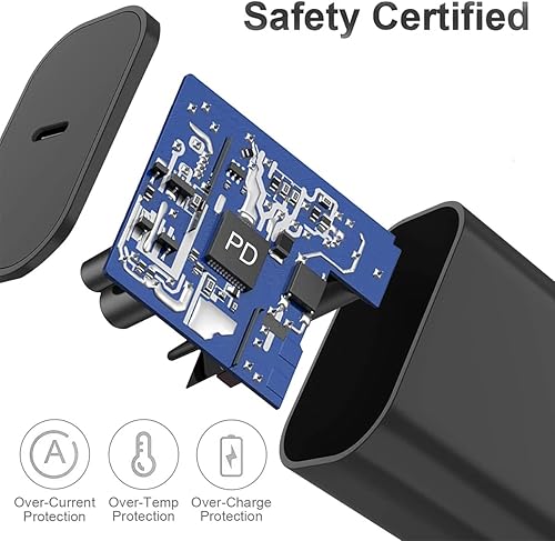 Miniatura 4 de Cargador rápido para teléfono Motorola Edge 2022 0.18 oz, Motorola Edge 2021, Motorola Edge 2020, cargador para Motorola Stylus 0.18 oz 2022,