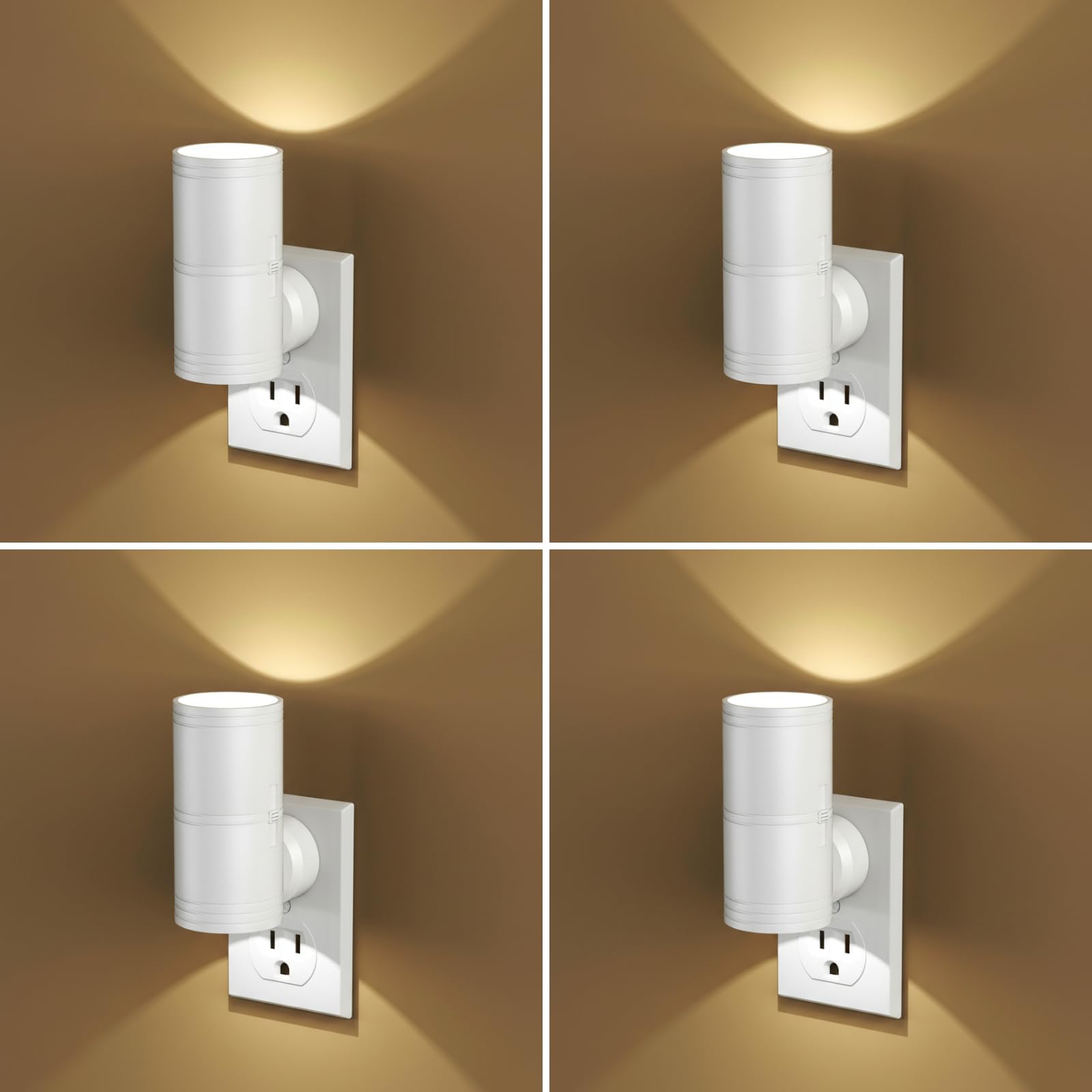 Likelgn Dimmable Night Light 4-Pack