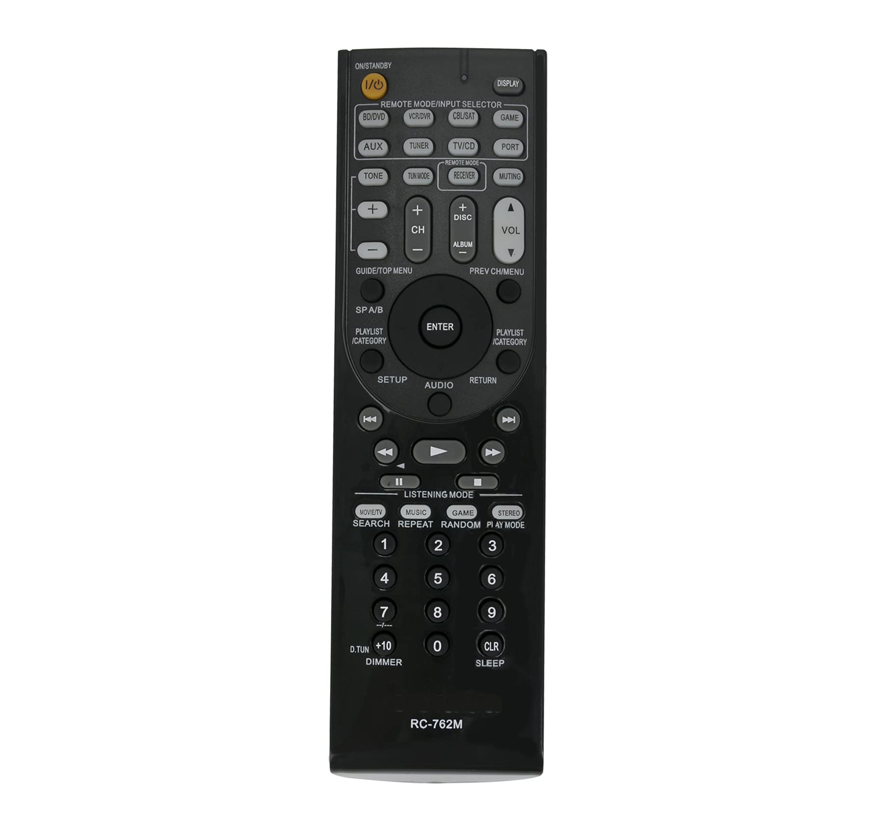 ALLIMITY RC-762M Replaced Remote Control Compatible with ONKYO AV Digital Home Theatre Receiver HT-RC230 HT-S3300 SKC-380C AVX-280 AVX-290 HTP-380 HT-R380 HT-R390 HT-R538