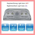 Home Keyhole Light Wireless Motion Sensor LED Night Lights Silver | Key Light Door Lock Lamp for Kitchen Hallway Stairway Bedroom Closet