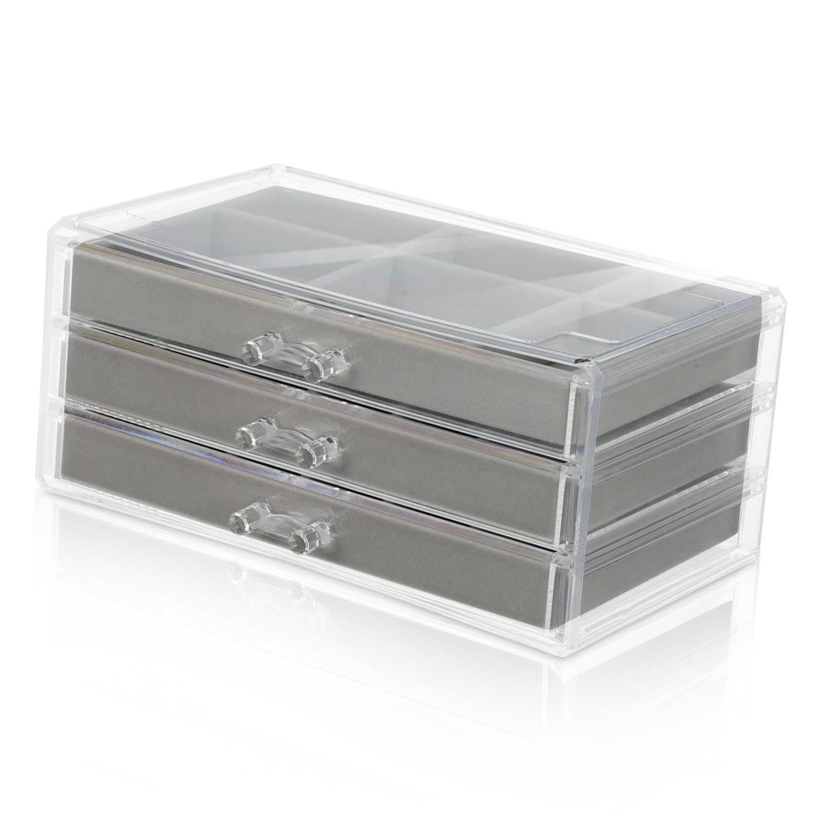 Boîte de rangement pour bijoux sur la coiffeuse de votre chambre