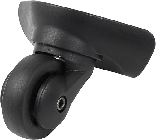 Vista 2 de BQLZR - Paquete de 2 ruedas giratorias de 360 izquierda y derecha, grandes, de repuesto, color negro, de 3.26 x 4.09 x 2.05 pulgadas