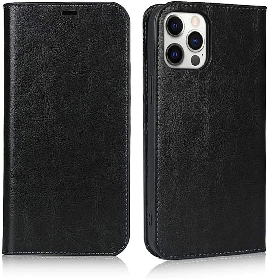 Coque iPhone 11 Pro Max étui portefeuille cuir pour visionnage mains libres