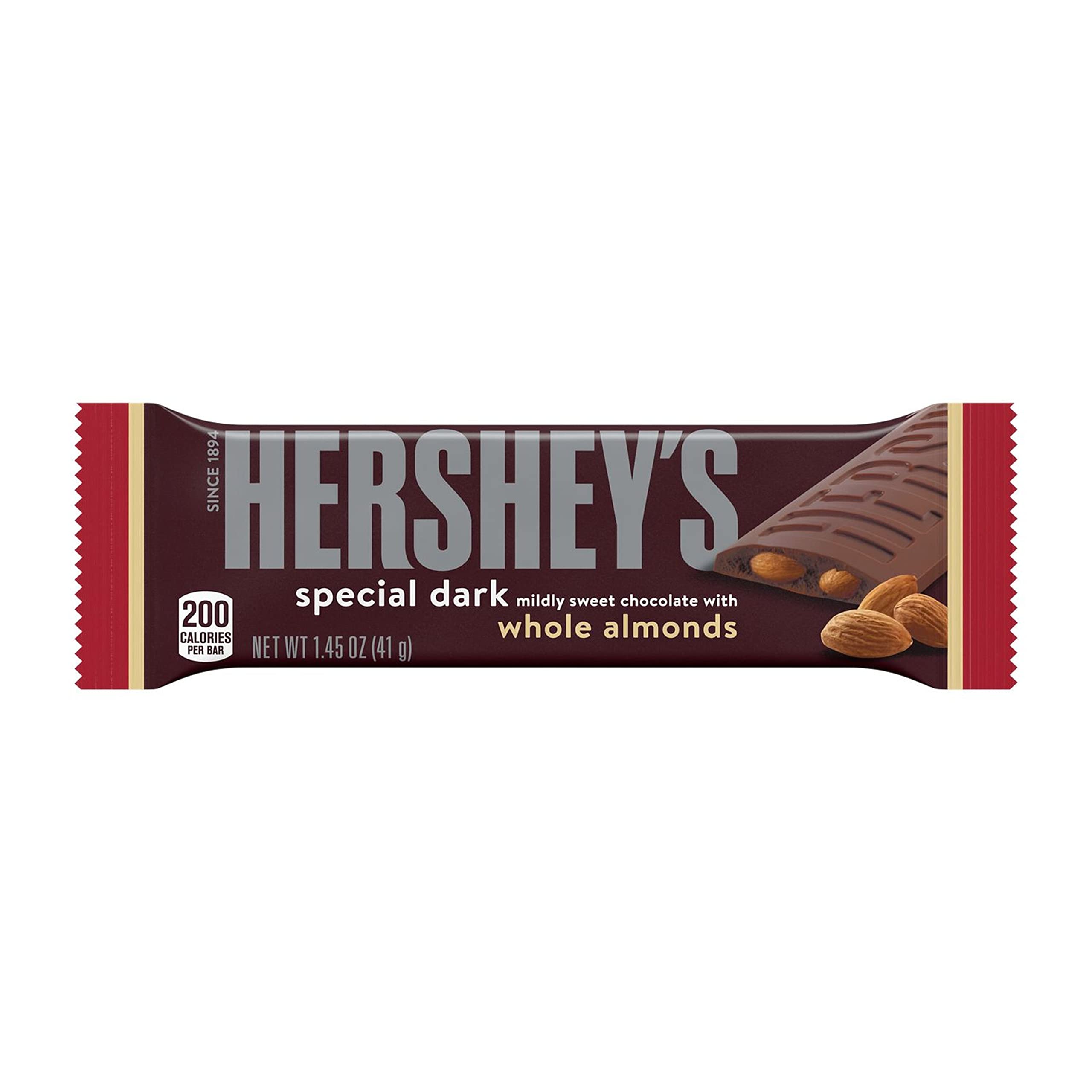 HERSHEY'S SPECIAL DARK Mildly Sweet Dark Chocolate Candy, Individually