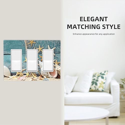 Vista 381 de Placa de pared con interruptor de luz de doble interruptor de pared para niños, diseño de dinosaurio, galaxia, espacio exterior, planeta, nebulosa