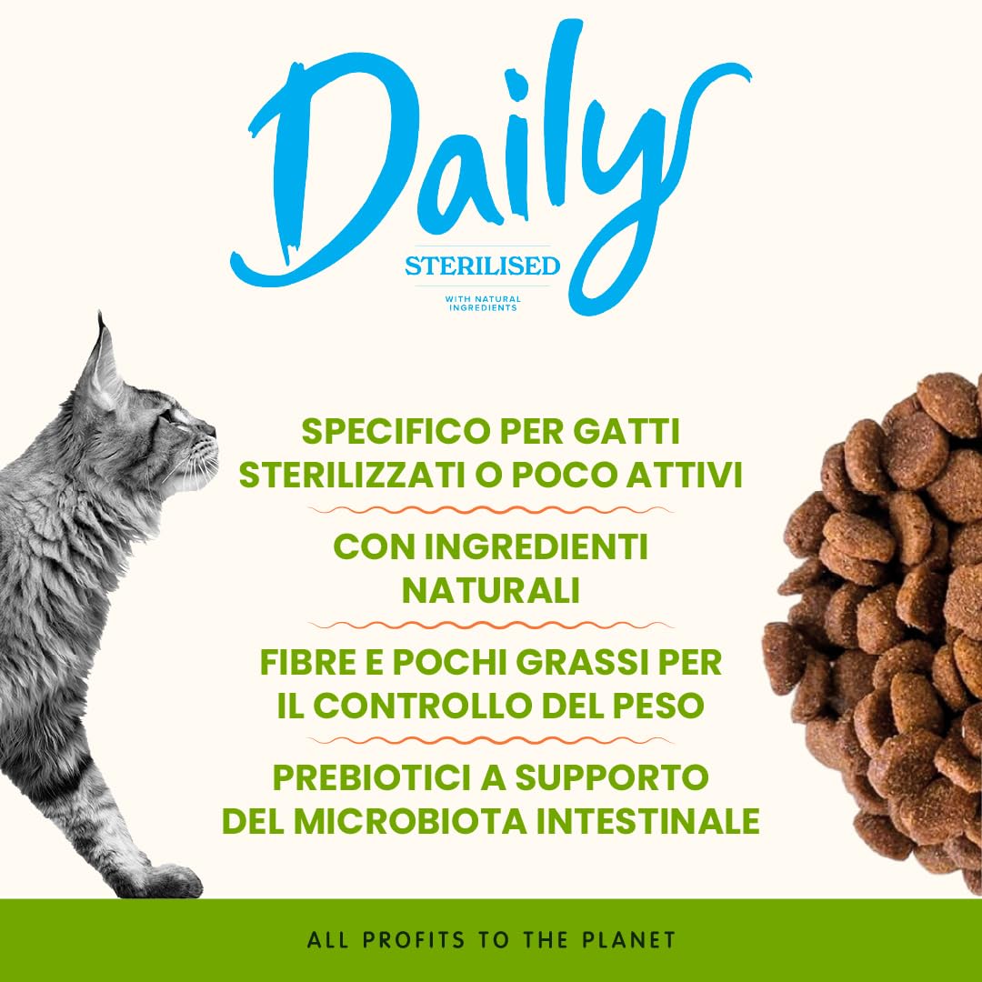 Almo Nature Daily Sterlised Cats 12 kg worek z kurczakiem