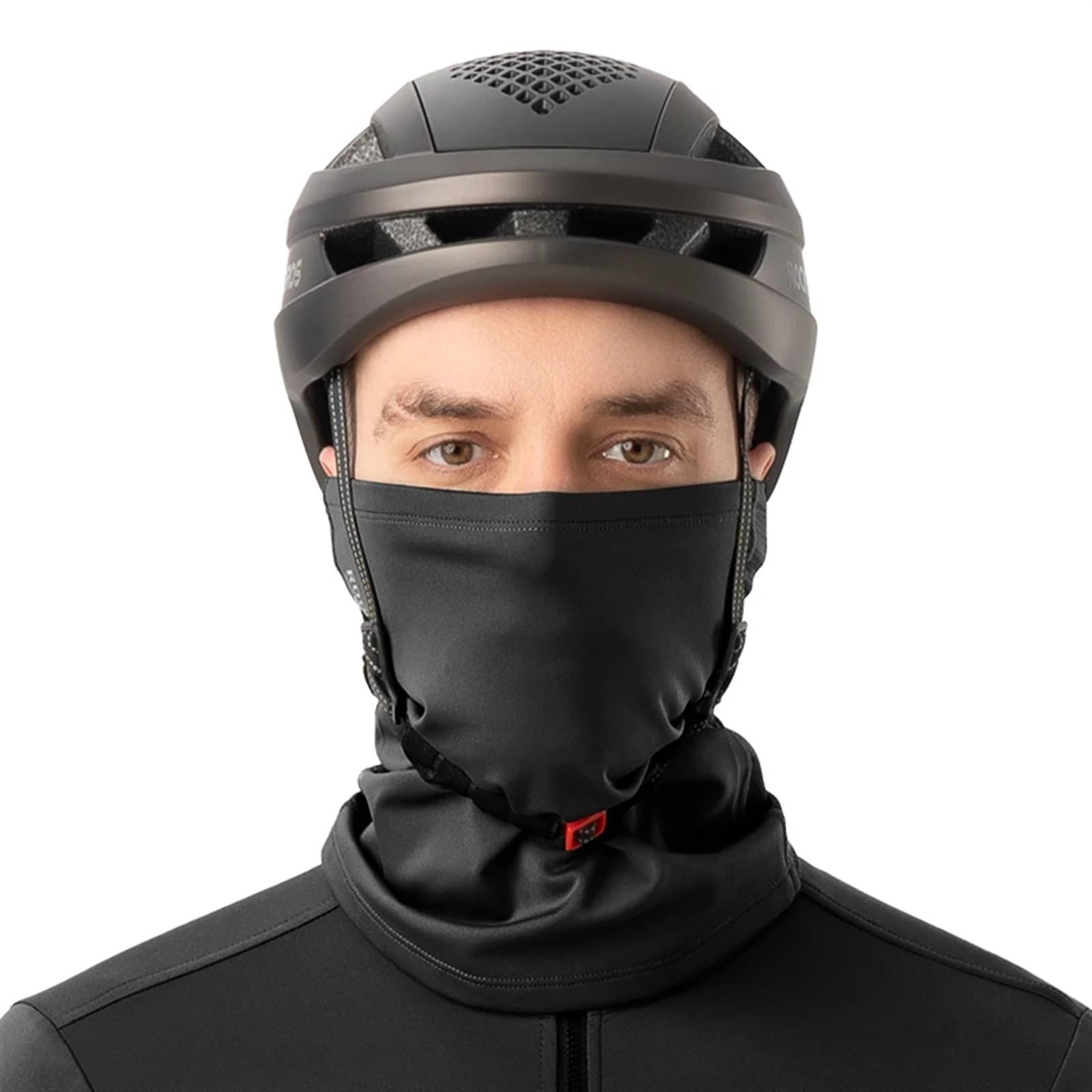 Pasamontañas Máscara de ciclismo a prueba viento, cálida y transpirable, máscara con pechera for el cuello, pasamontañas bicicleta a for hombres