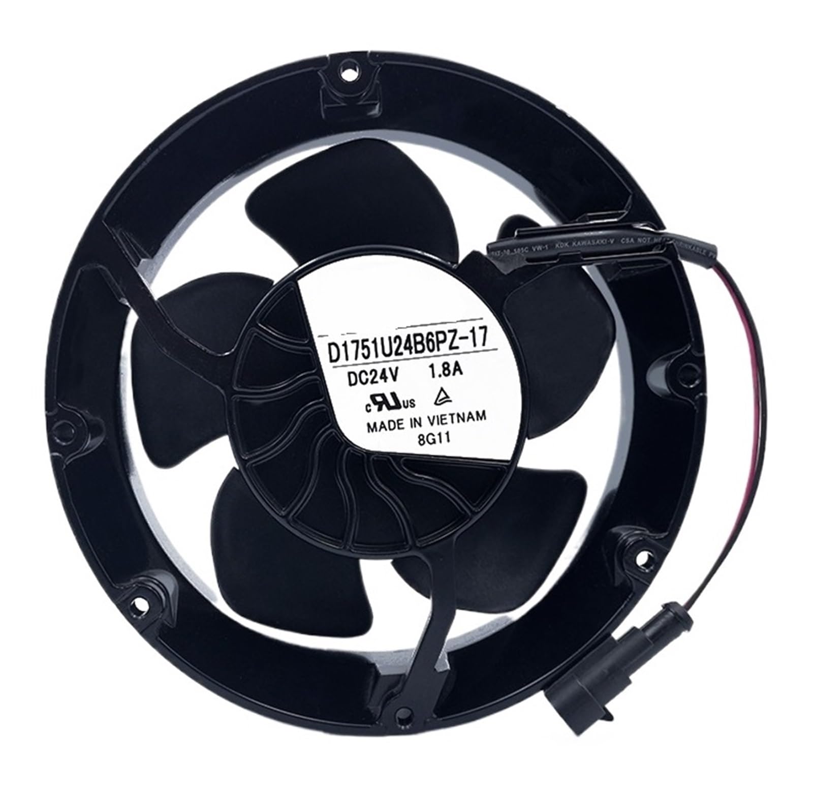 YUIDVJQWS D1751U24B6PZ-17 17251 DC24V 17584 172 * 51 mm Cooling fan