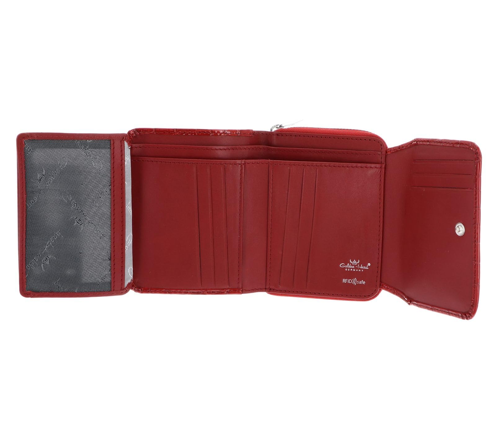 Golden Head Cuero Monedero Cayenne RFID Protect RV-Börse 3316 Kirsche Rojo
