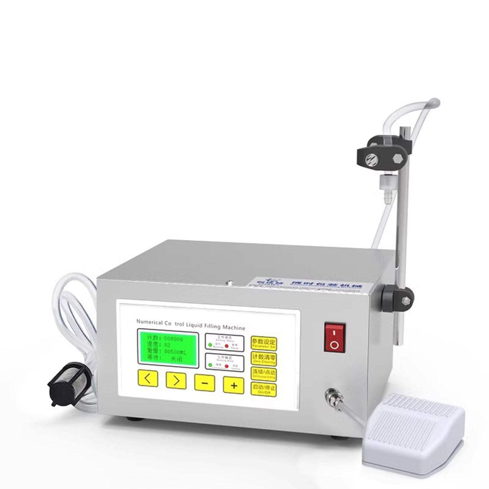asdchZen Fully Automatic Filling Machine Liquid Quantitative Cnc Filling Machine Small Mineral Water Edible Oil Liquor Canning Machine,3.2L/Min,2.6l/Min
