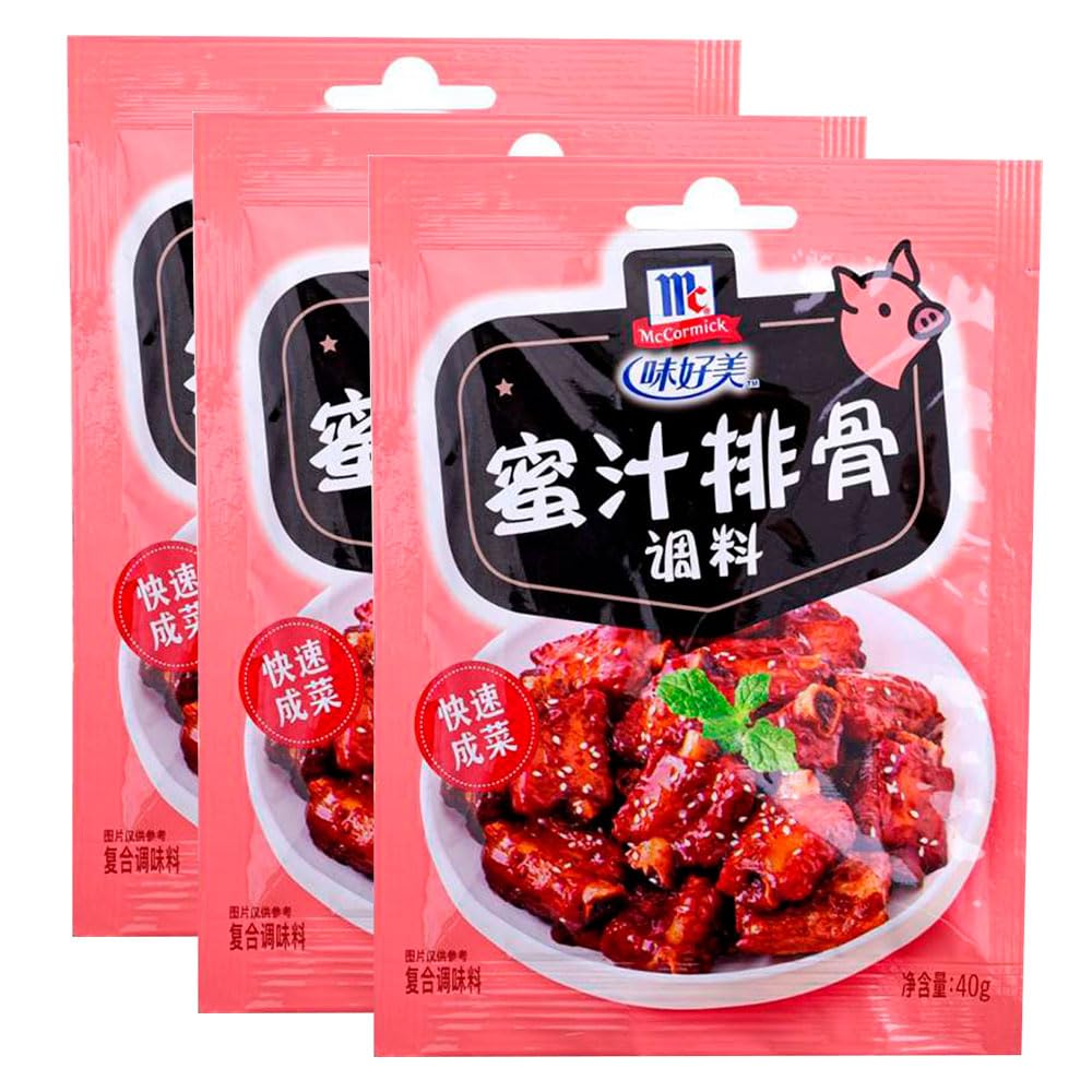 Preparado para Costillas Estilo Chino 40 g en polvo para salsa intensa y brillante fácil y rápida