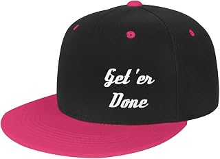 Get Er Done Baseball Caps Outdoor Leisure Adjustable Baseball Hip Hop Cap Unisex White