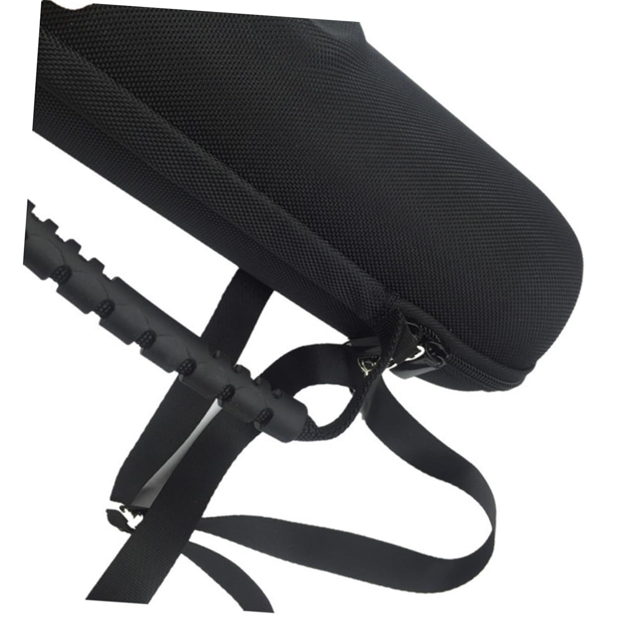 BESPORTBLE Travel Hard Case Dual Compartment Storage Bag for Charge Speaker Portable Protective Box with Handle Strap Durable Material for Travel and Organization