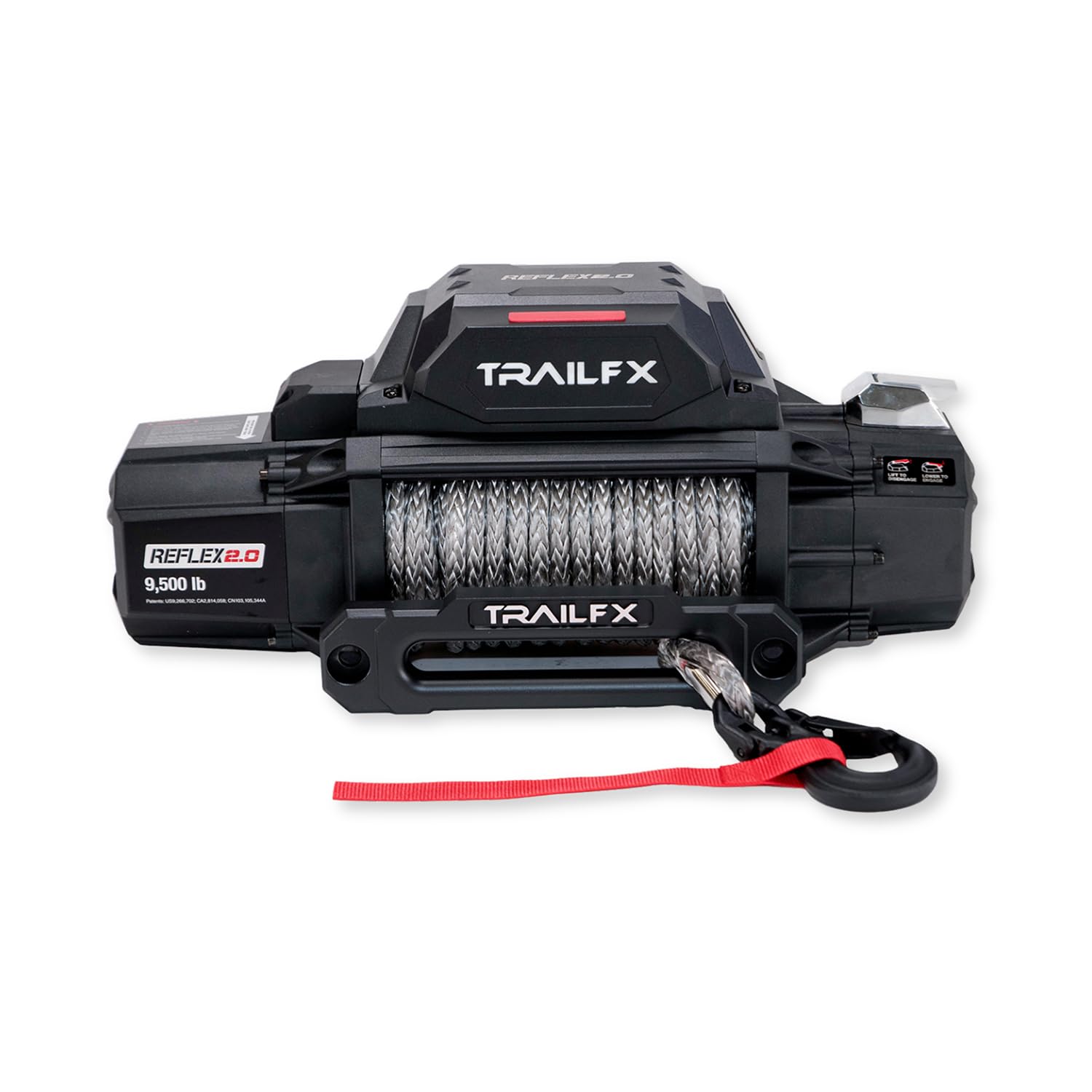 Trailfx WRS295B Reflex 2.0 Winch 9.5k Synthetic