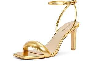 Incomparable Gold Sandal Heels
