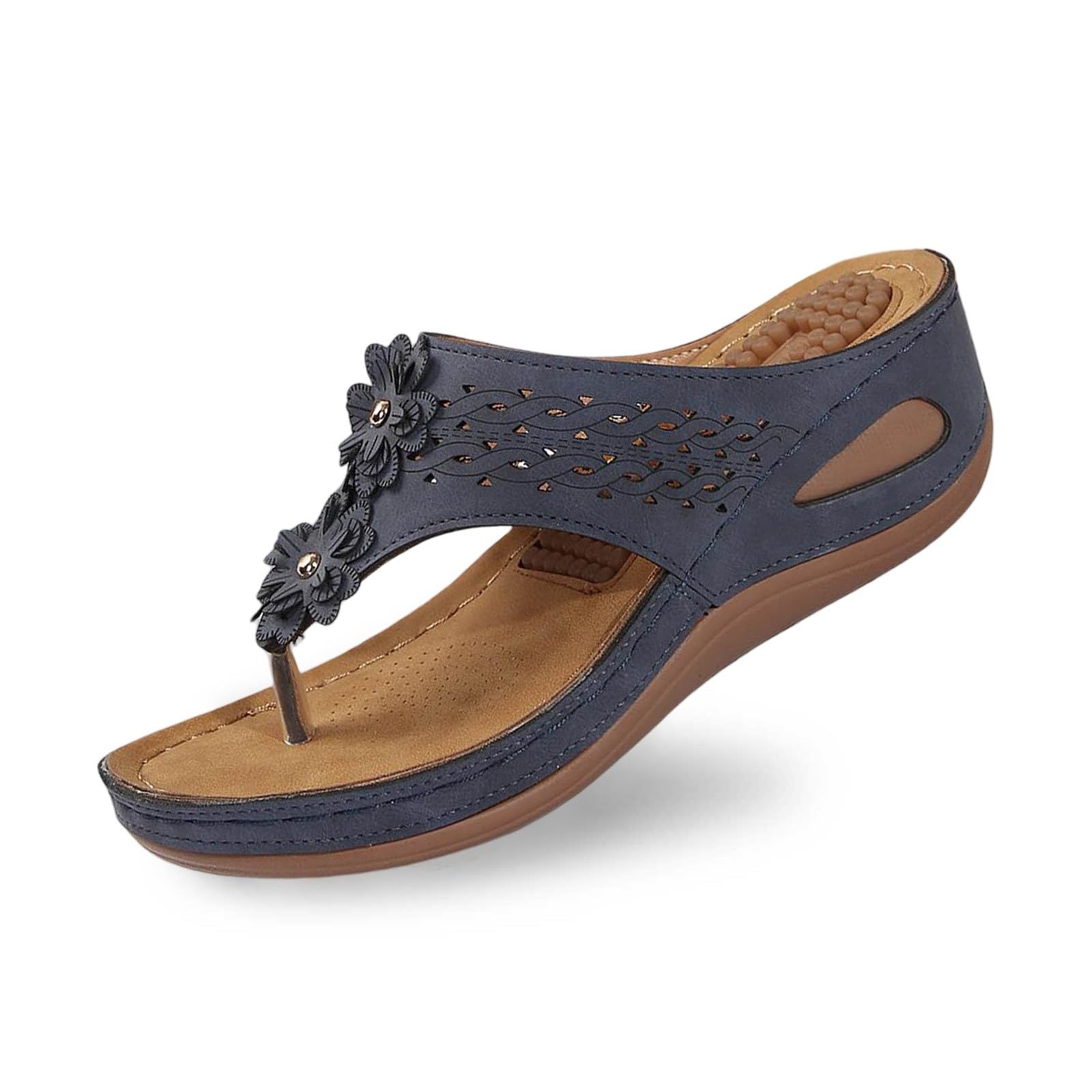 Pantuflas de verano para mujer, cómodas, transpirables, para la playa