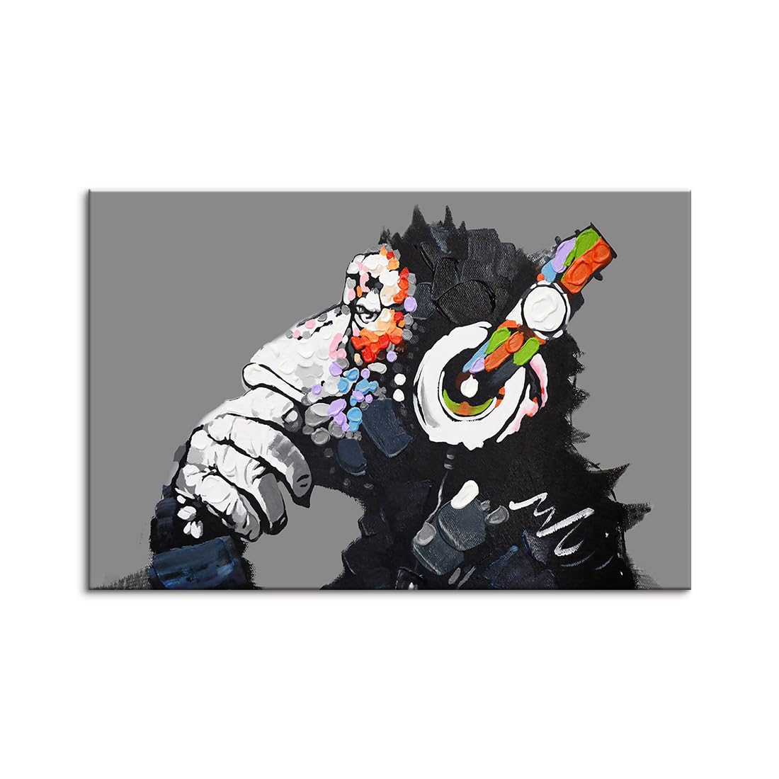 Amazon.co.jp: ポスター バンクシー Banksy チンパンジー アートパネル