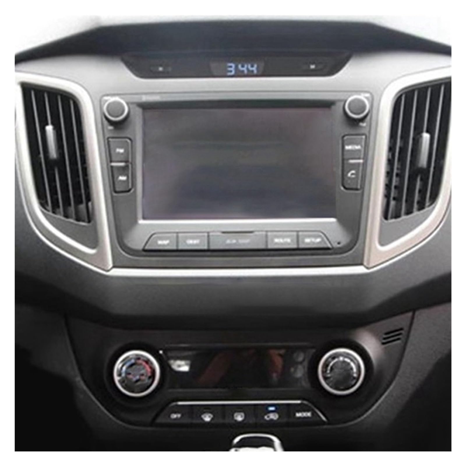 Kit de Montaje del Panel de Control de Aire Acondicionado automático con Interruptor de calefacción para Hyundai IX25 Creta 2014-2017