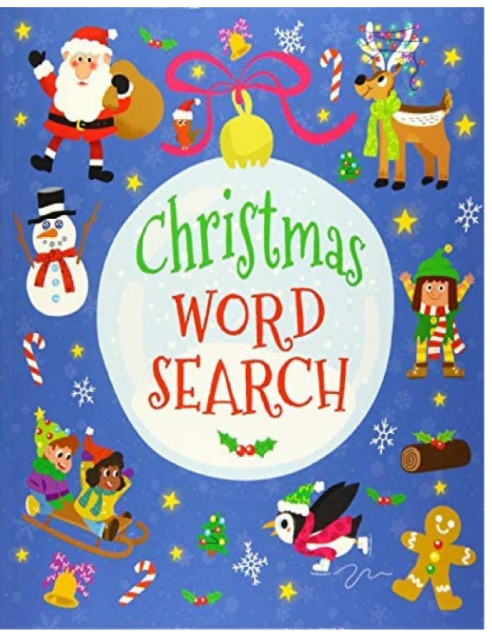 Christmas wordsearch for kids: wordsearch puzzles for kids for the holidays