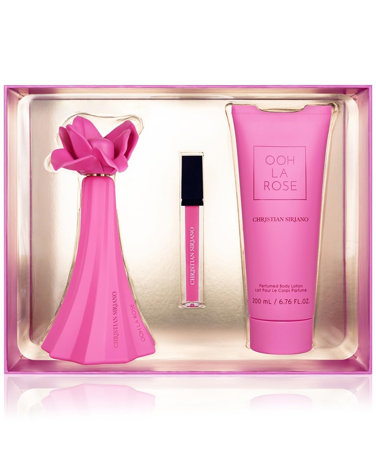 Amazon.com : Ooh La Rose By Christian Siriano, 3 Piece Gift Set