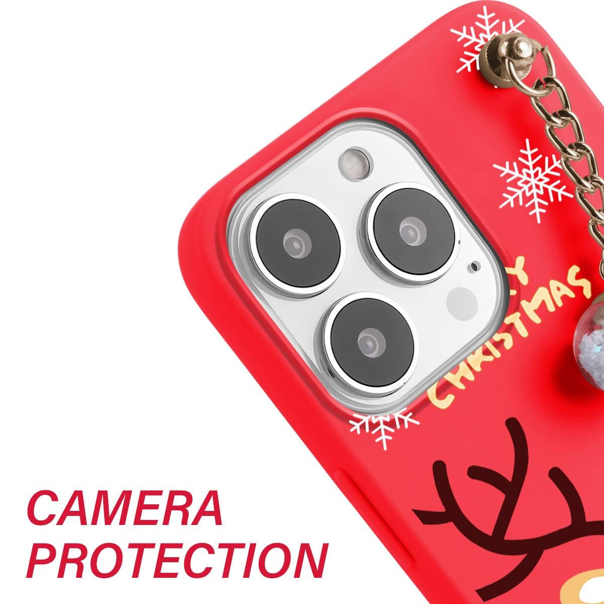 Coque Vivo Y 01 Yoedge Noël Coque Pour Apple IPhone 6 / 6S 4,7", Etui En Rouge Silicone TPU Souple Avec Collection Noël Dessin Animé Motif Housse, Antichoc Bumper Protection Case Pour