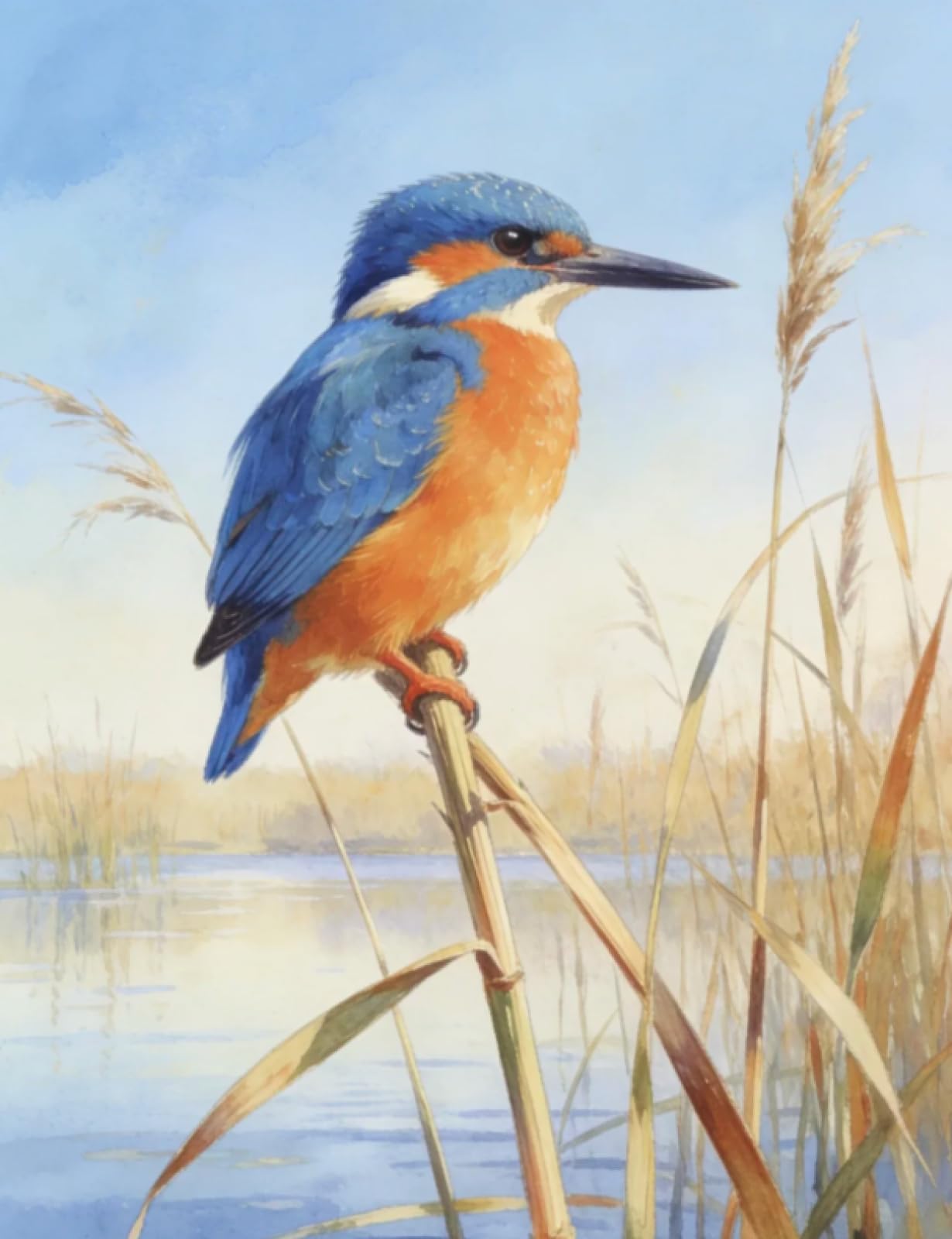 Stithej Pre-Printed Cross Stitch Kit Little Bird 11CT Adults Beginners