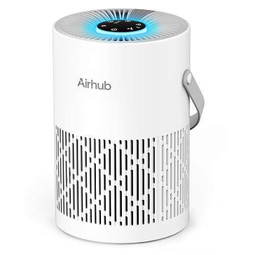 AirHub Air Purifiers for Bedroom Home 880 Ft² 1Hr 20dB Sleep Mode