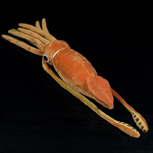 Miniatura 2 de ZHONGXIN MADE Juguete de peluche de calamar de simulación, animal de peluche suave de sepia, juguete suave de 30 pulgadas para niños