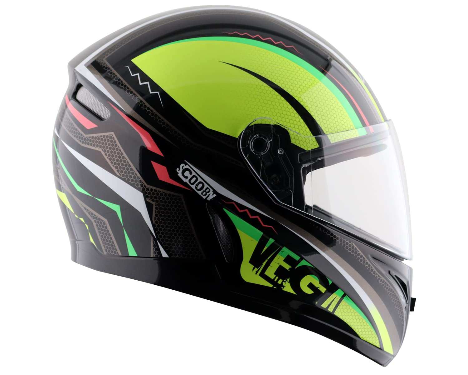 Vega Breeze Dx Scooby ISI Certified Full Face Motorcycle Helmet