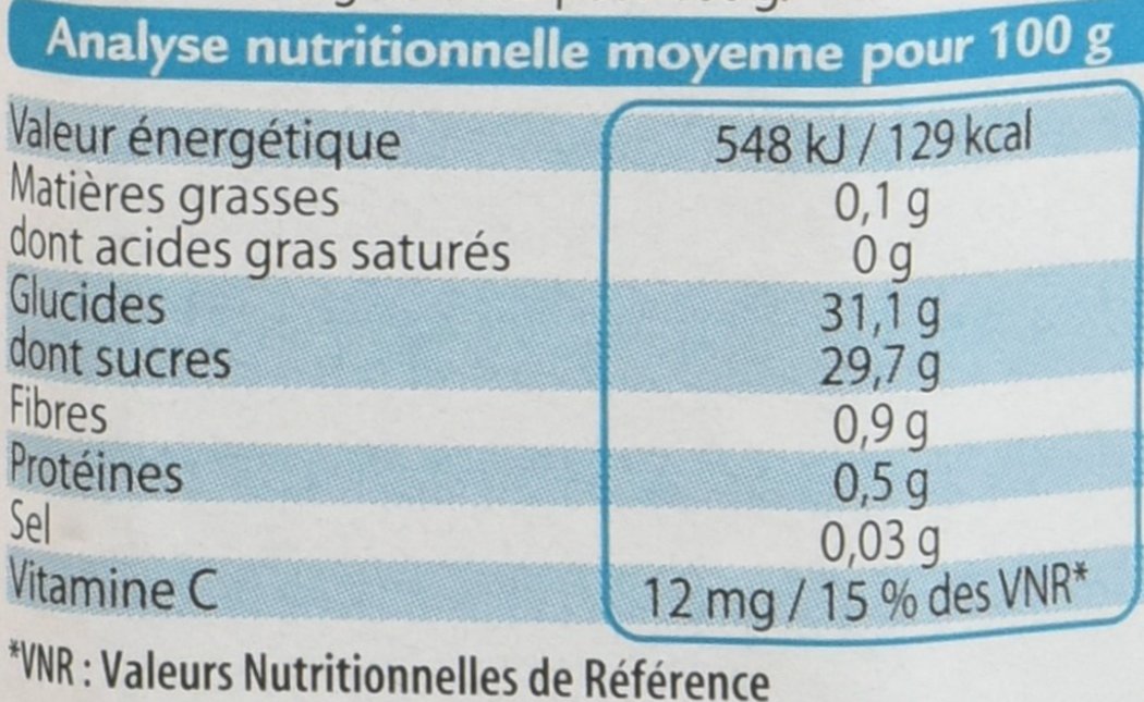 GAYELORD HAUSER - Confiture de Abricot au Fructose - Sucre Origine Végétale - 43% de sucres en moins - Lot de 1