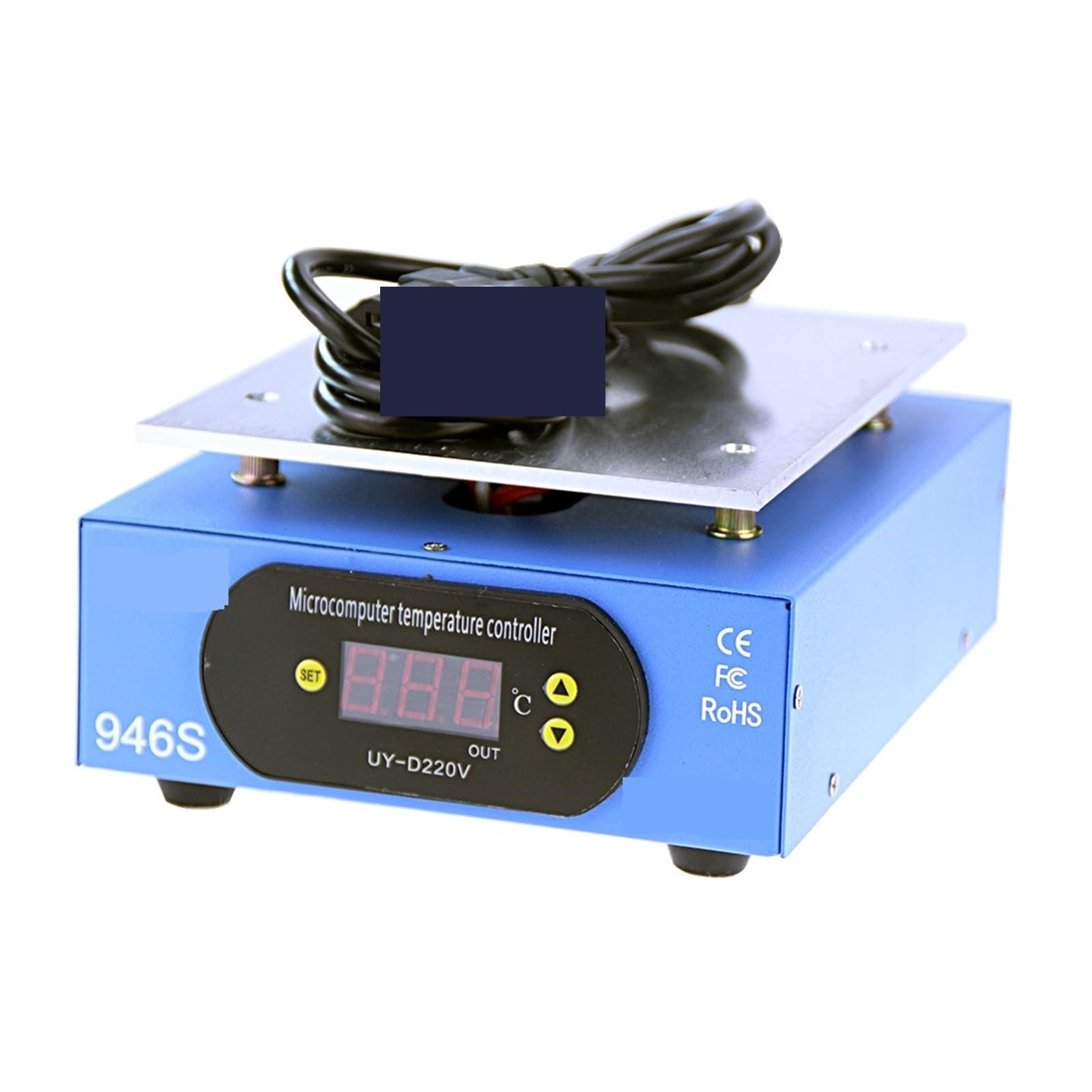 VChics Vorwärmstation 946S Vorwärmstation 400 W LCD Digital 140 x 200 mm Plattform-Heizplatte for LCD-Bildschirm-Trennmaschine(Package1)
