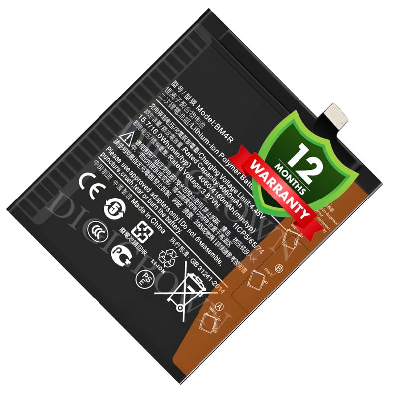 Image of Original BM4R Battery Compatible for Xiaomi Mi 10 Lite 5G - (4160mAh) - 1 Year Warranty DF7
