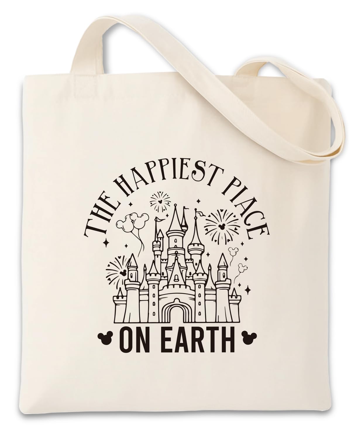 Two Sided Printing Reusable Grocery Bags Shoulder Bags for Casual Vacation Shopping Work Canvas Totes for Women
